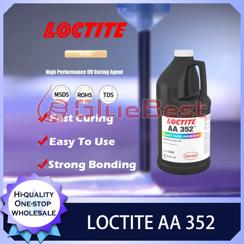 

LOCTITE AA 352 Бестеневой отверждающий агент для быстрого склеивания в промышленных и автомобильных примененах Оригинальный продукт