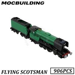 Flying Scotsman Steam Locomotive Model Railway Display MOC Building Blocks Brick Toys Construction Gift Birthday Present