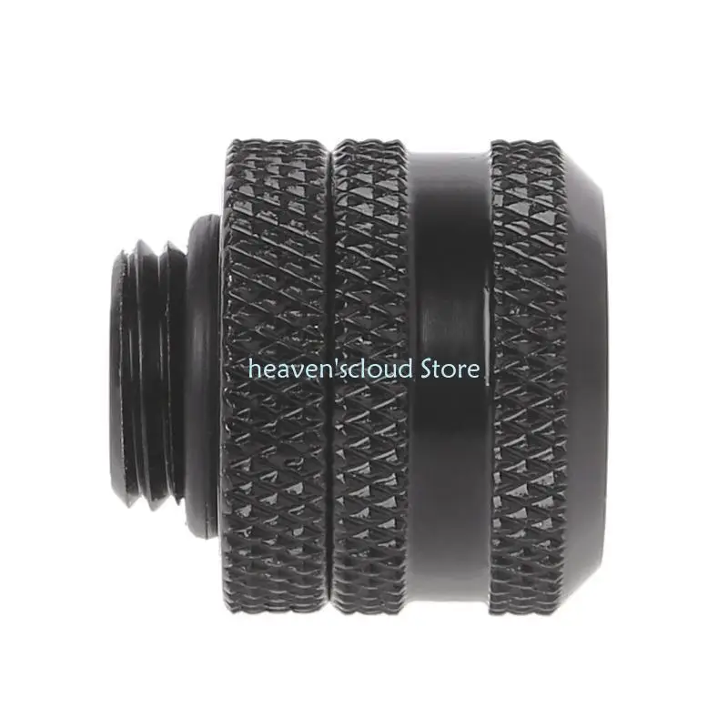 Y88B 1- 팩 G1/4 "빠른 조임 하드 튜브 압축 피팅 PC 물 상쾌한 커넥터 10x14mm