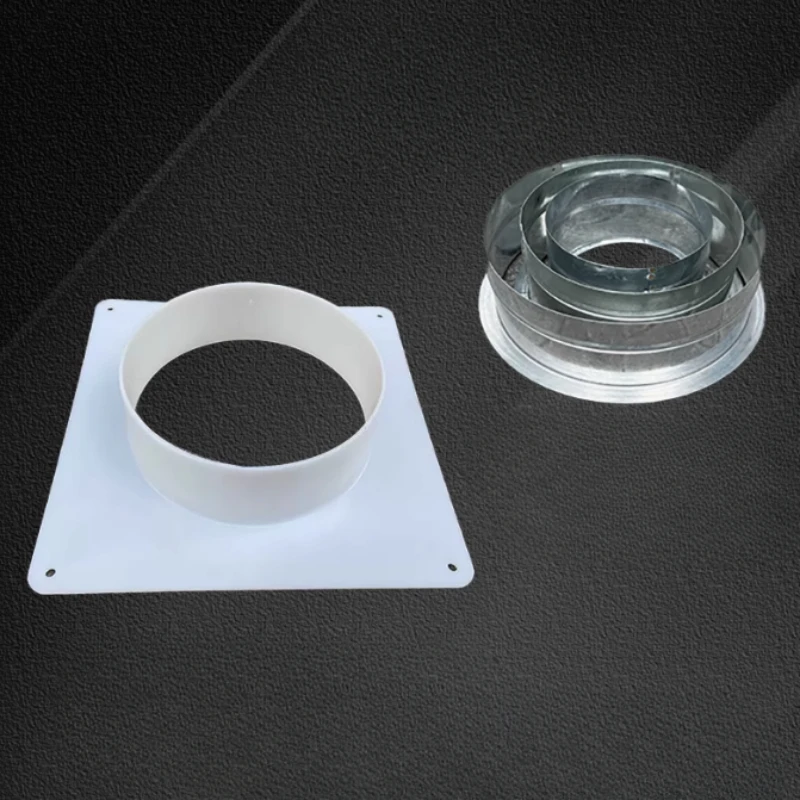 Duct System Air Vent Duct Connector Flange Straight Ventilation Pipe Ducting connect Plate Ventilator/diffuser Reducing joint