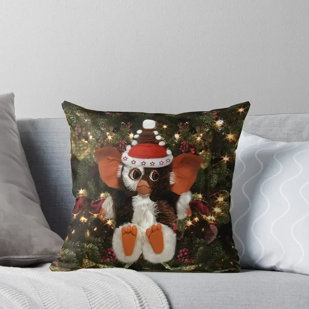 GIZMO READY FOR CHRISTMAS PILLOW AND OR TOTE BAG Throw Pillow autumn pillowcase christmas decorations 2025 pillow