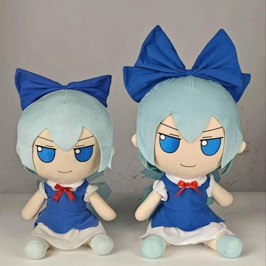 

45 см TouHou Project Cirno плюшевые игрушки милые мягкие Fumo косплей подушки куклы для детей подарок на день рождения и Рождество