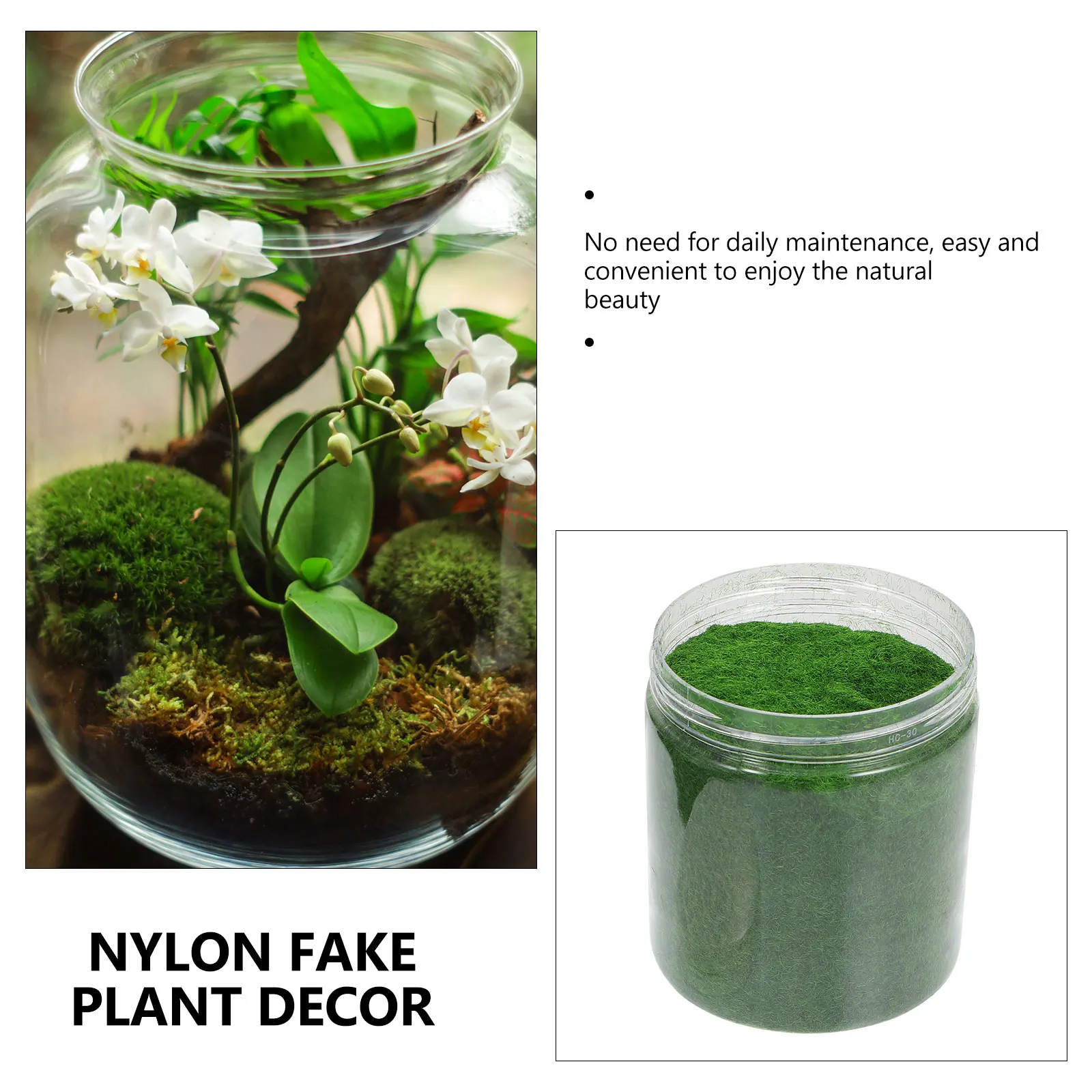 

1 Bottle Simulation Moss Decor Realistic Lawn Powder Landscape Building Prop Artificial Moss Decor DIY Scene Layout Ornament