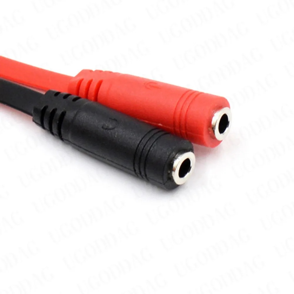 Singing/live Streaming 1 Male To 2 Female 3.5 Jack Audio Splitter Cable 1 Female To 2 Male Audio Cable Stereo PVC Smart Phone