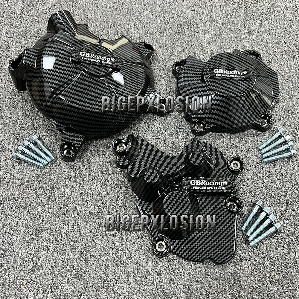 

Чехол из углеродного волокна для защиты двигателя мотоцикла KAWASAKI ZX-6R ZX-636 2007-2023