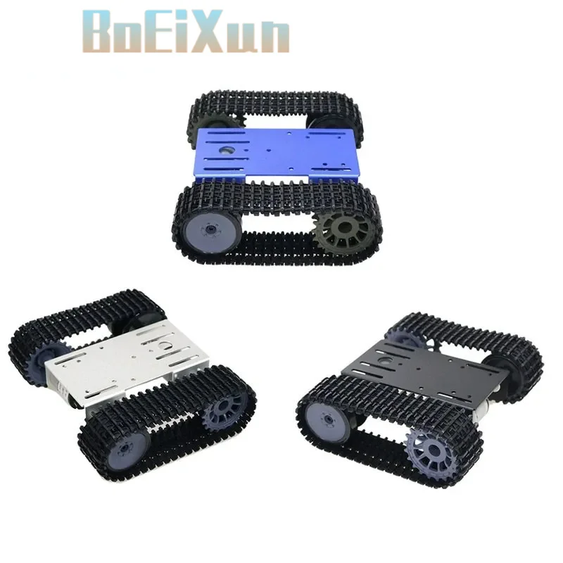 mini-t101-smart-robot-tank-chassis-tracked-car-platform-with-33gb-520-motor-for-arduino-diy-robot-toy-part