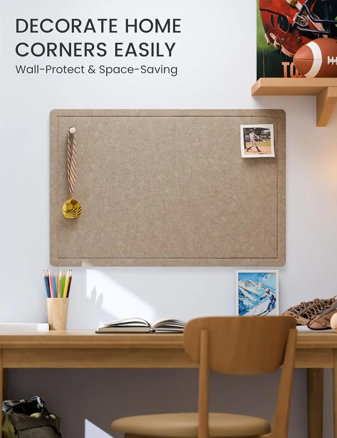 40x60cm Thicken Felt Wall Bulletin Panel Multipurpose Photo Memo Display Background Felt Decor Note