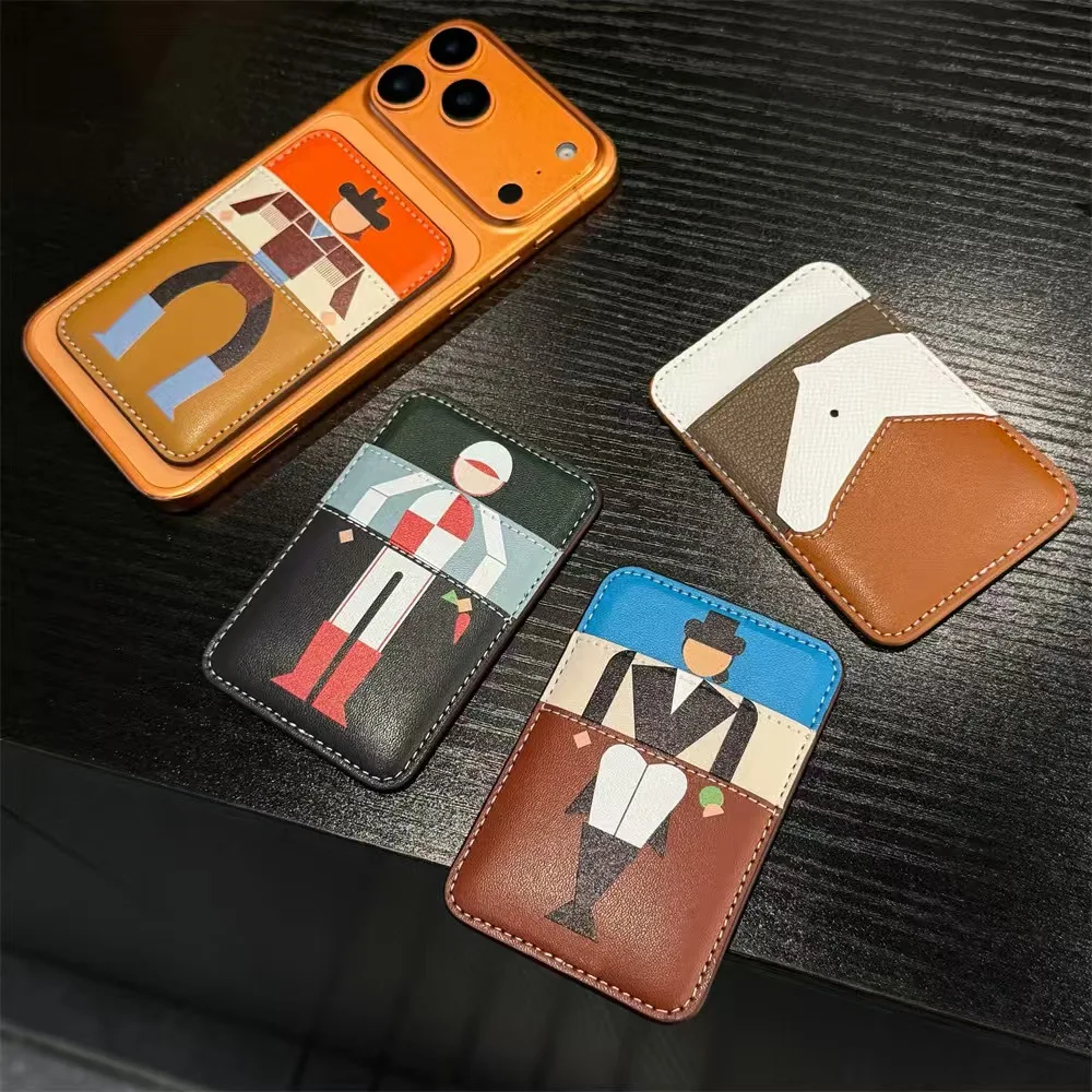 

Magnetic Card Bag, Creative Character Design for Apple Collection Protective Fashion