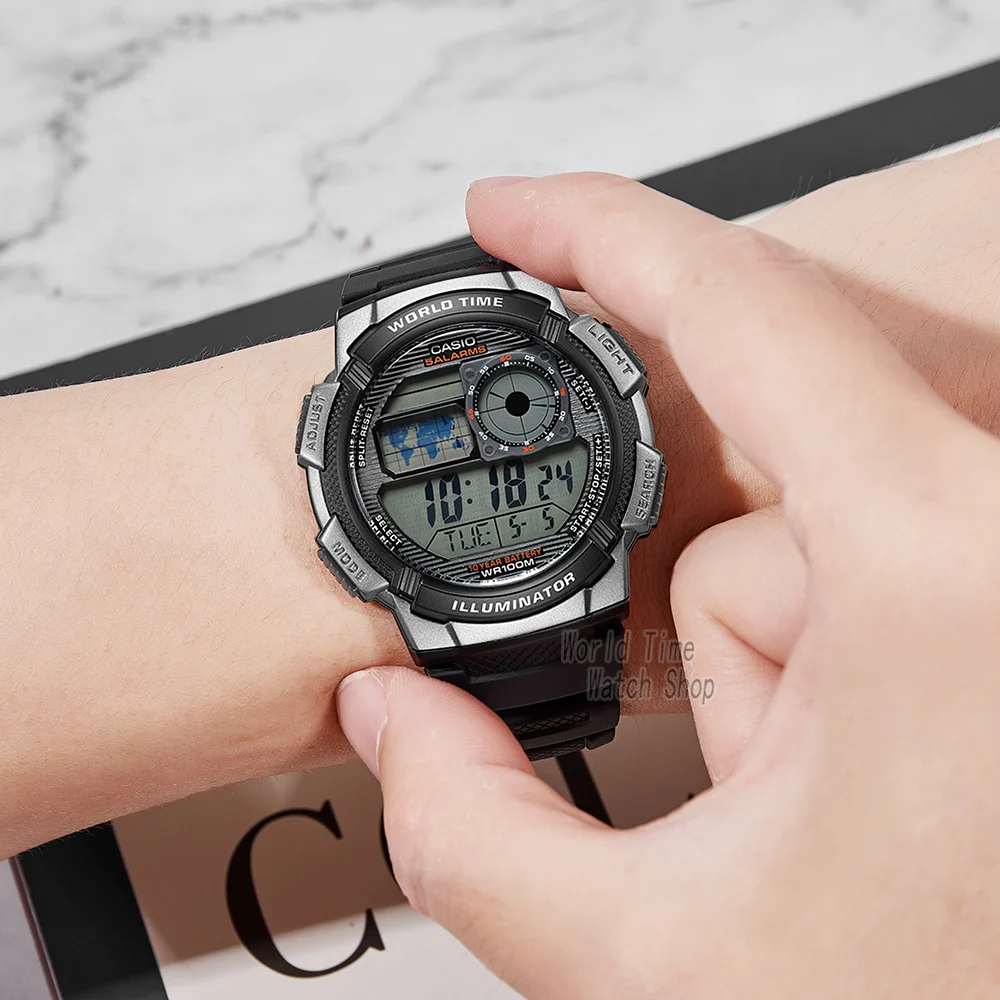 Casio watch for men top brand luxury set LED digital Waterproof watch Sport military relogio masculino AE-1000W-1B