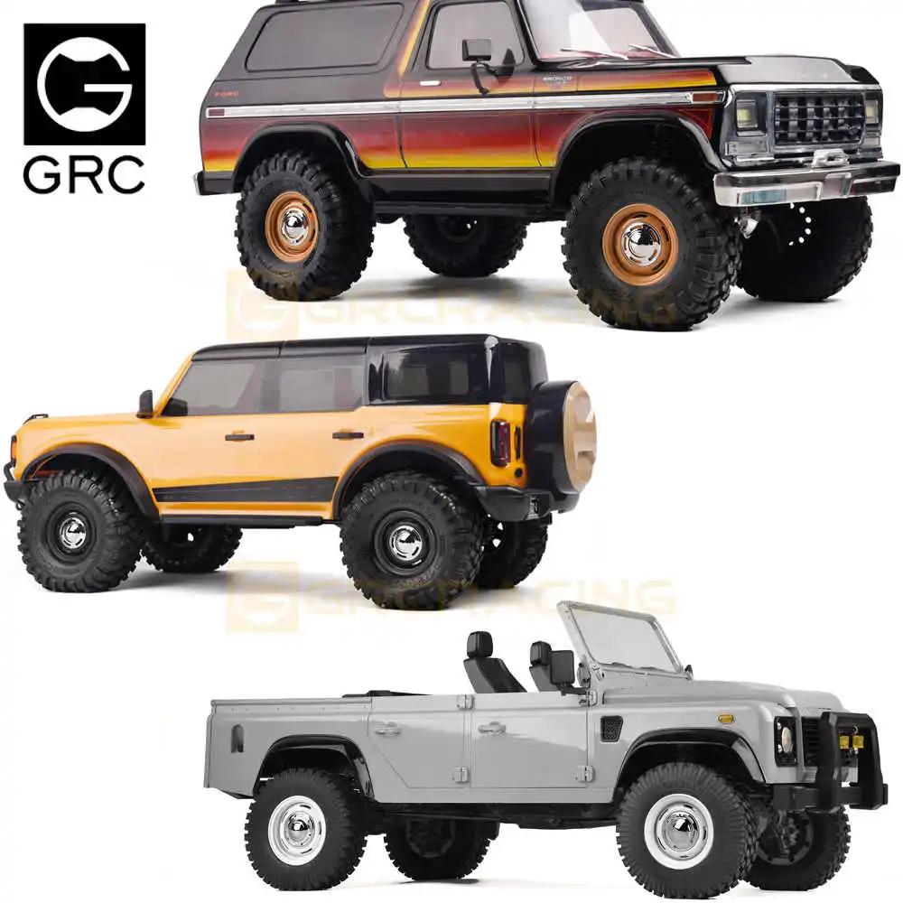 GRC-buje de rueda de Metal de 1,9 pulgadas, estilo Retro G12, modelo de simulación 1/10, abrazadera para neumático de coche de escalada, cubo de rueda para accesorio SCX10 T4