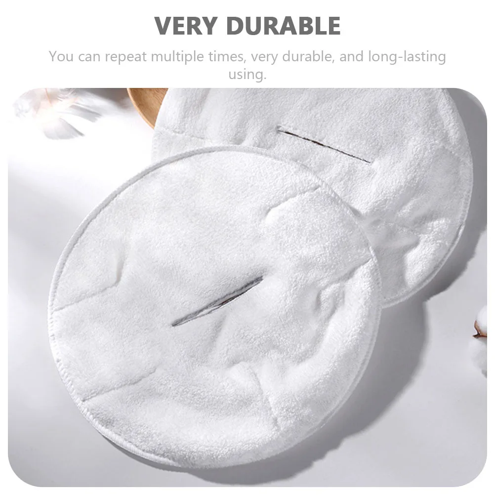 ผ้าขนหนูมาส์กหน้าผ้าคอรัลฟลีซสีขาว ใช้ซ้ำได้ ช่วยเพิ่มความชุ่มชื้น ประคบร้อนประคบเย็น สำหรับดูแลผิวหน้า ผู้หญิง ใช้ได้ทุกวัน อุปกรณ์เสริมความงาม