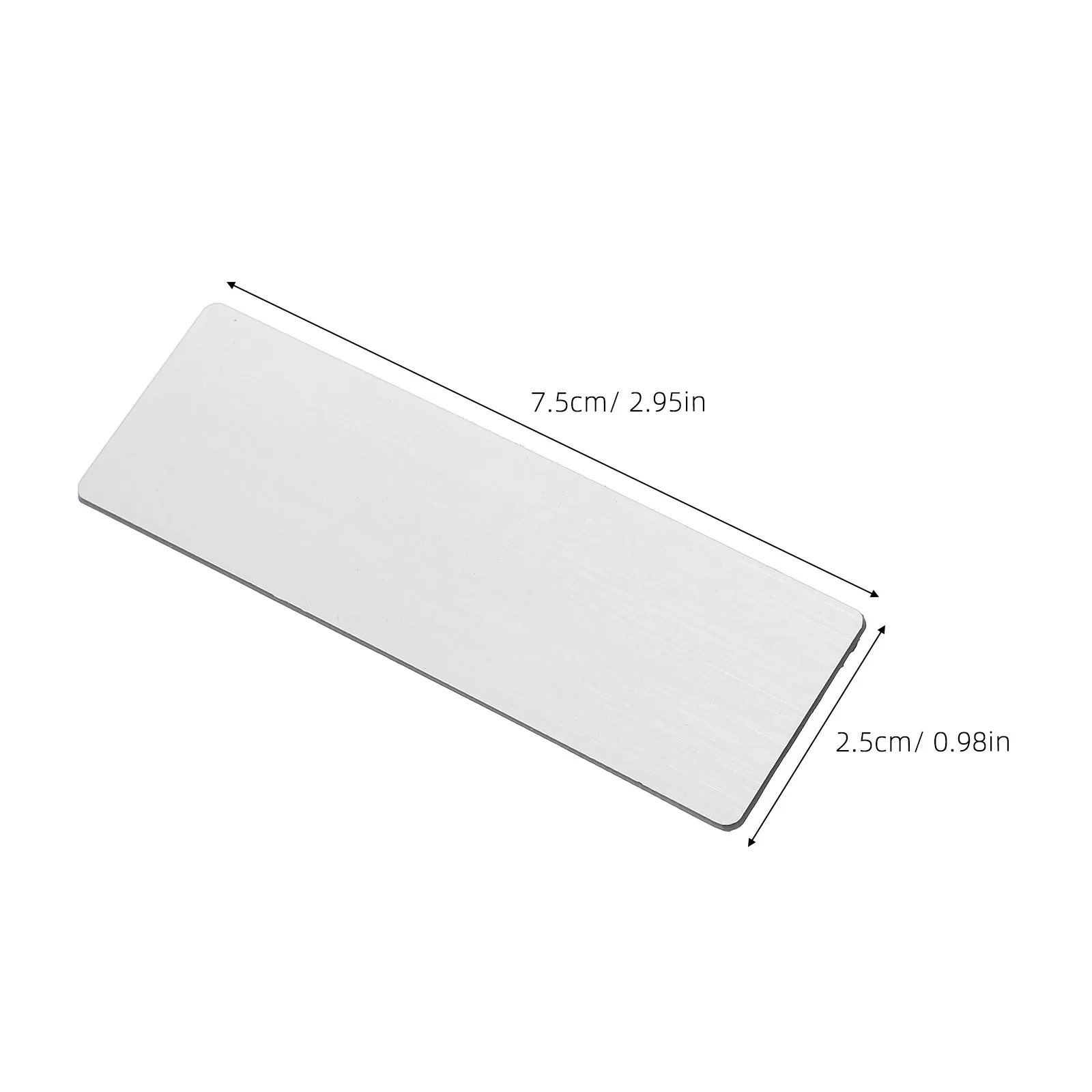 20Pcs Office Name Tags Blank Pin Back Badges for Employee Identification Work Meeting Staff Labels Blank Name Badge