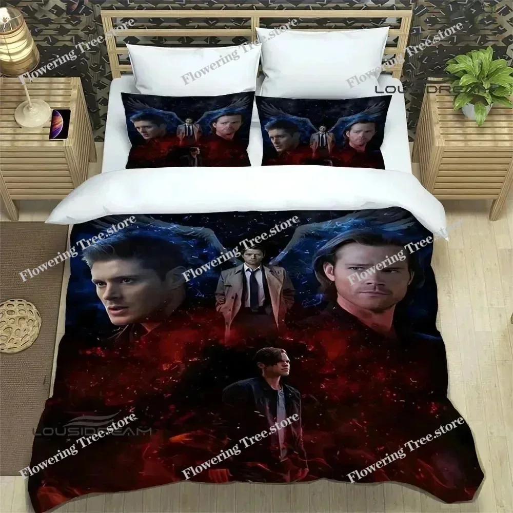 

Supernatural Join The Hunt Bedding Sets Exquisite Supplies Set Duvet Cover Bed Comf