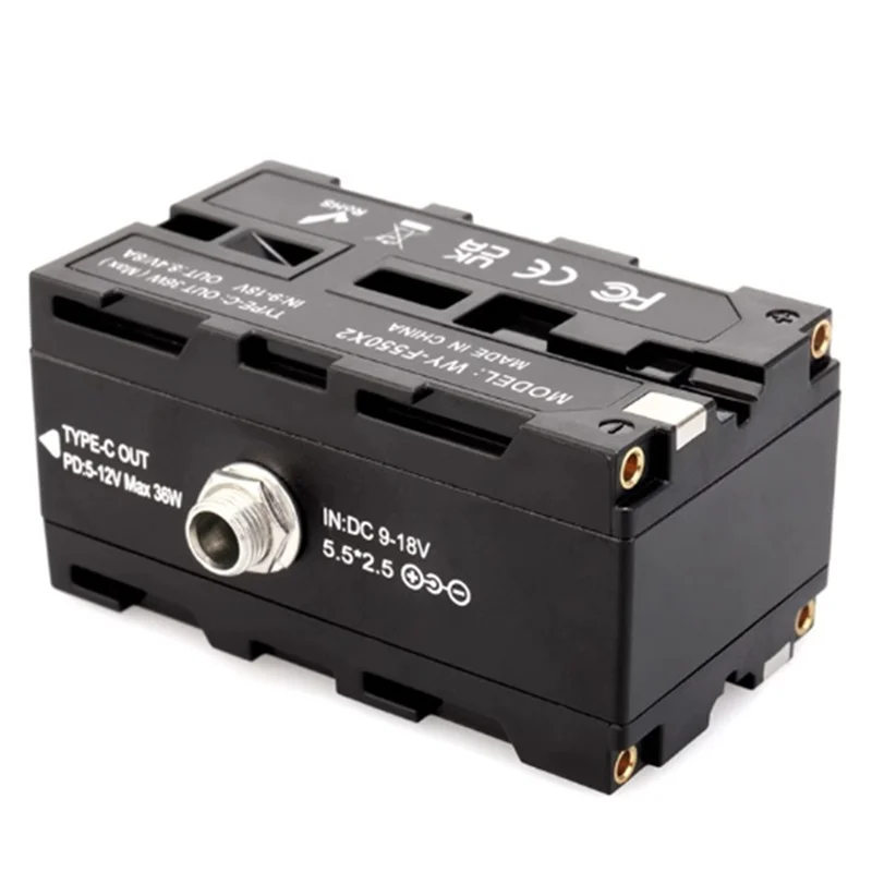 

ELECT-DC адаптер питания для аккумулятора-пустышки, широкий, совместимый для Circuit NP F970, гибкий выход для цифровой зеркальной камеры