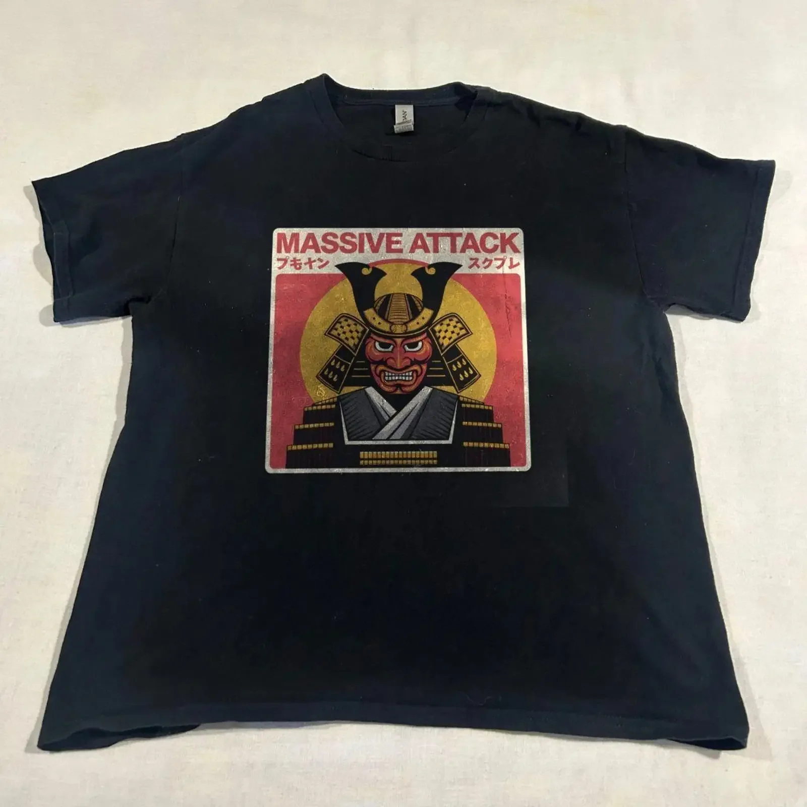 Massive Attack Mezzanine T Shirt vintage Washed graphic fashion Top For Everyday Wear Slightly Stretched designer clothes homme