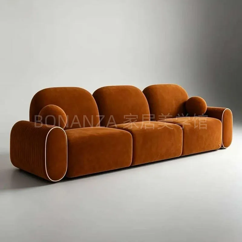 Modern Minimalist Living Room Sofas Nordic Lounge Relaxing Designer Outdoor Sofa Love Seat Room Decor Muebles Salon Furniture