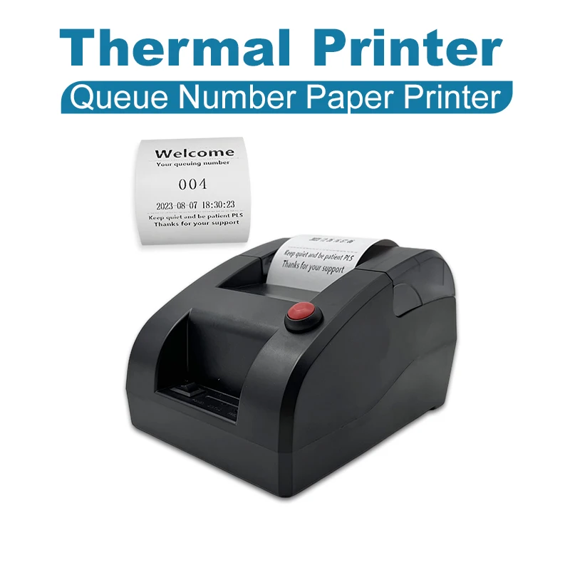 57mm Thermal Taking Code Ticket Printing For Queue Number Calling System