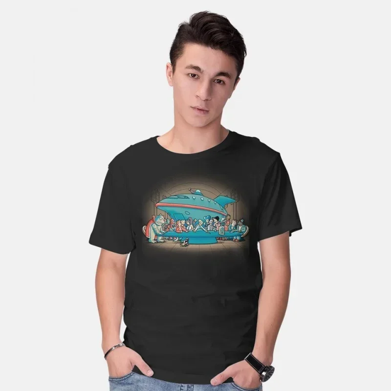 Future Supper  Anime Graphic T-shirts for Men Clothing Women Tees Y2K tops Unisex Summer