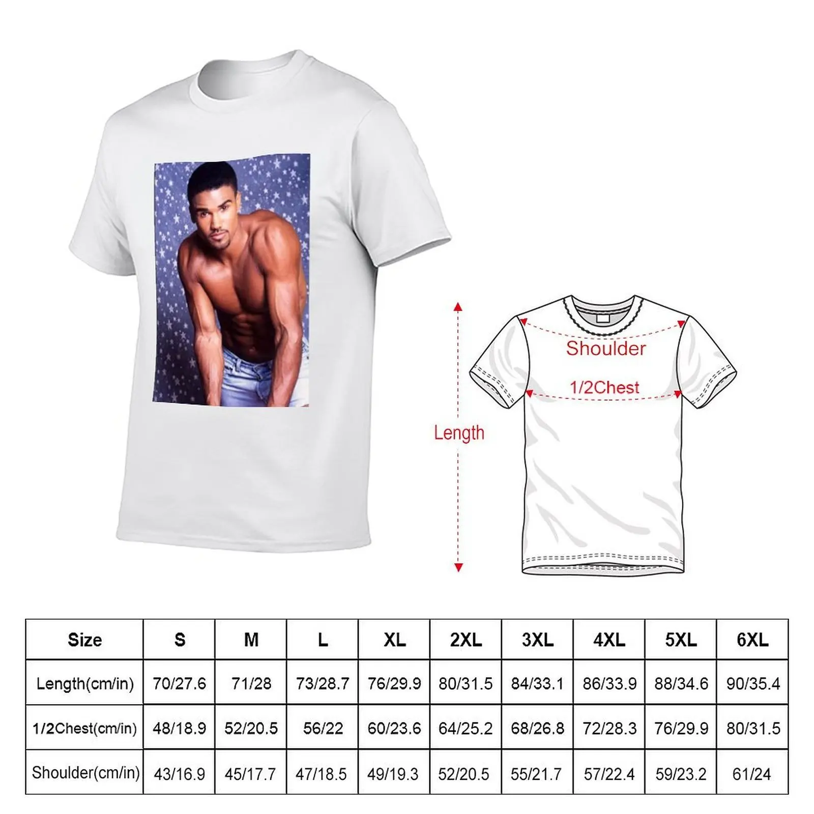 shemar moore T-Shirt for a boy oversizeds cotton t shirt men