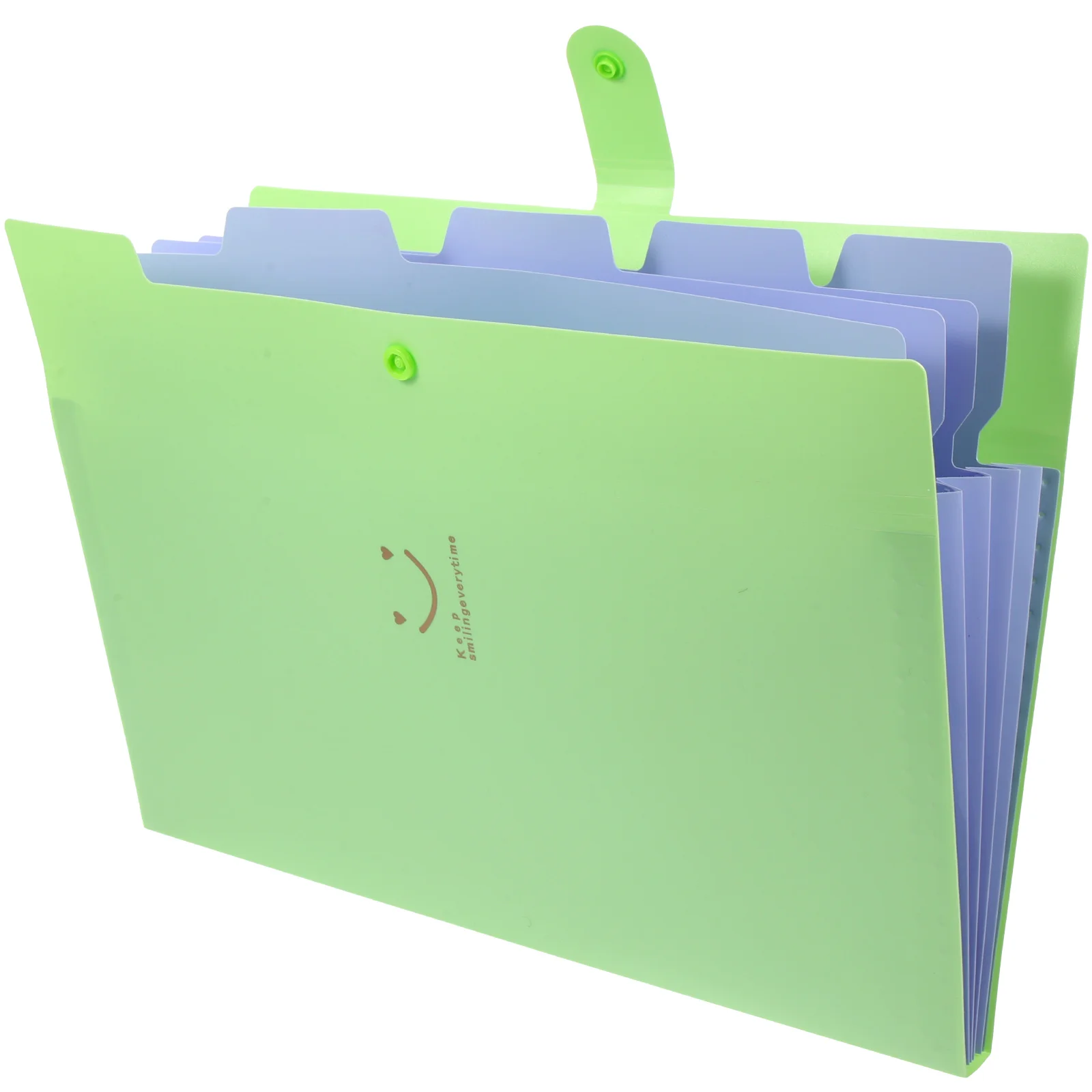

Creative Candy Color File Folder 5 Pockets Plastic Snap Closure Perfect Organizing Documents School Office Travel