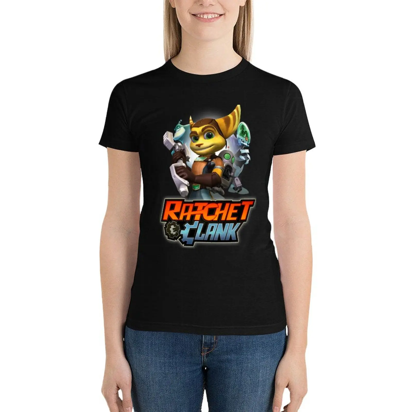 

Ratchet And Clank Rift Apart T-Shirt plus size tops animal print shirt for girls spring clothes Women 2024