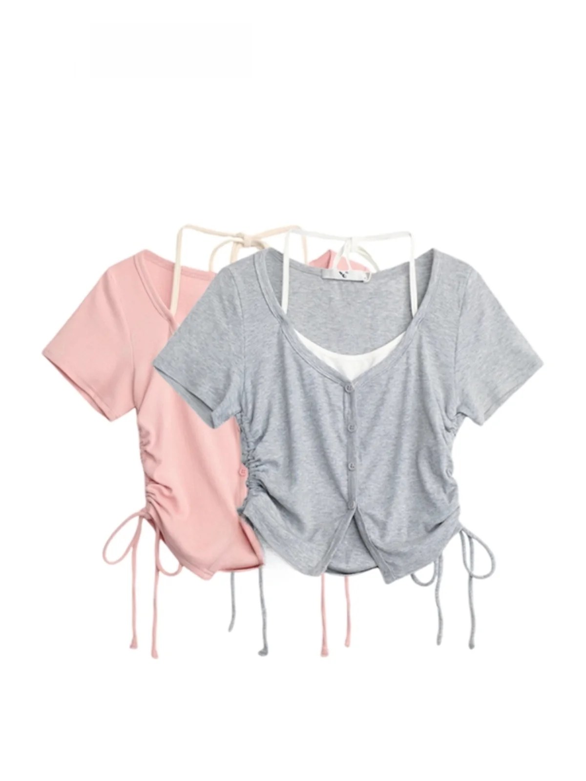 

plus Size Short Sleeve T-Shirt Women Casual Loose Design Slimming Top Summer Cotton Polyester Blend Comfortable plus Size Tee