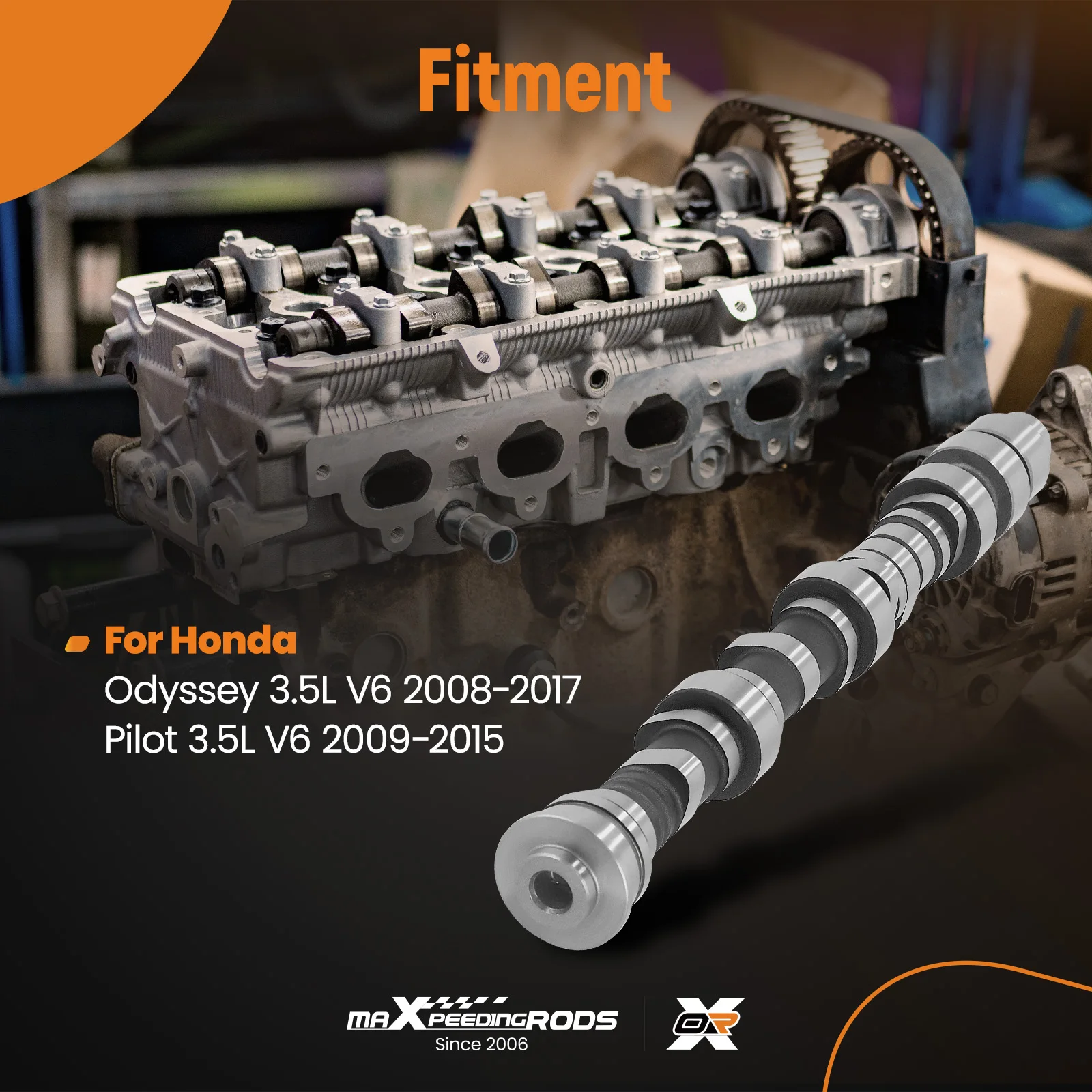 Árvore de cames dianteira para Honda Odyssey 2008-2017 Piloto 2009-2015 14100-RGW-A02 Novo