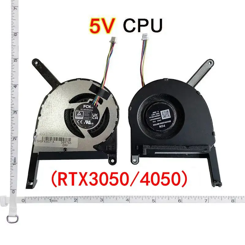 Imagem -02 - Ventilador de Refrigeração para Jogos Asus Tuf Cpu Gpu F15 Fx507 Fx507z Fx507zm Fa507r Fa507re Fa707r Fa707rr Fx707z 12v 5v