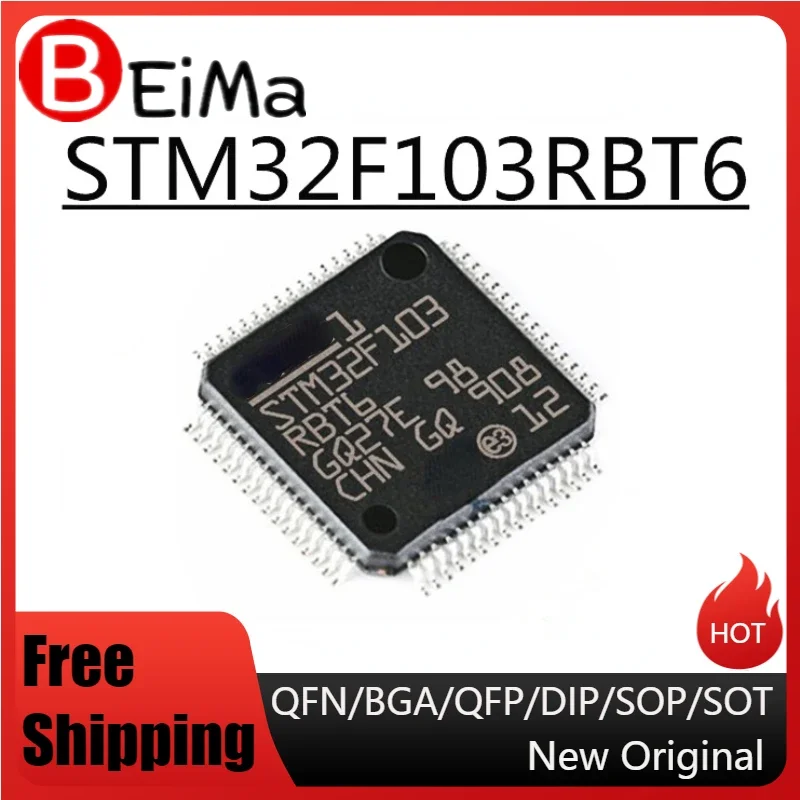 STM32F103RBT6  STM32F105RBT6  STM32F030C8T6   STM32F030R8T6   STM32F030K6T6   STM32F030CCT6   STM32F030RCT6   STM32F030C6T6