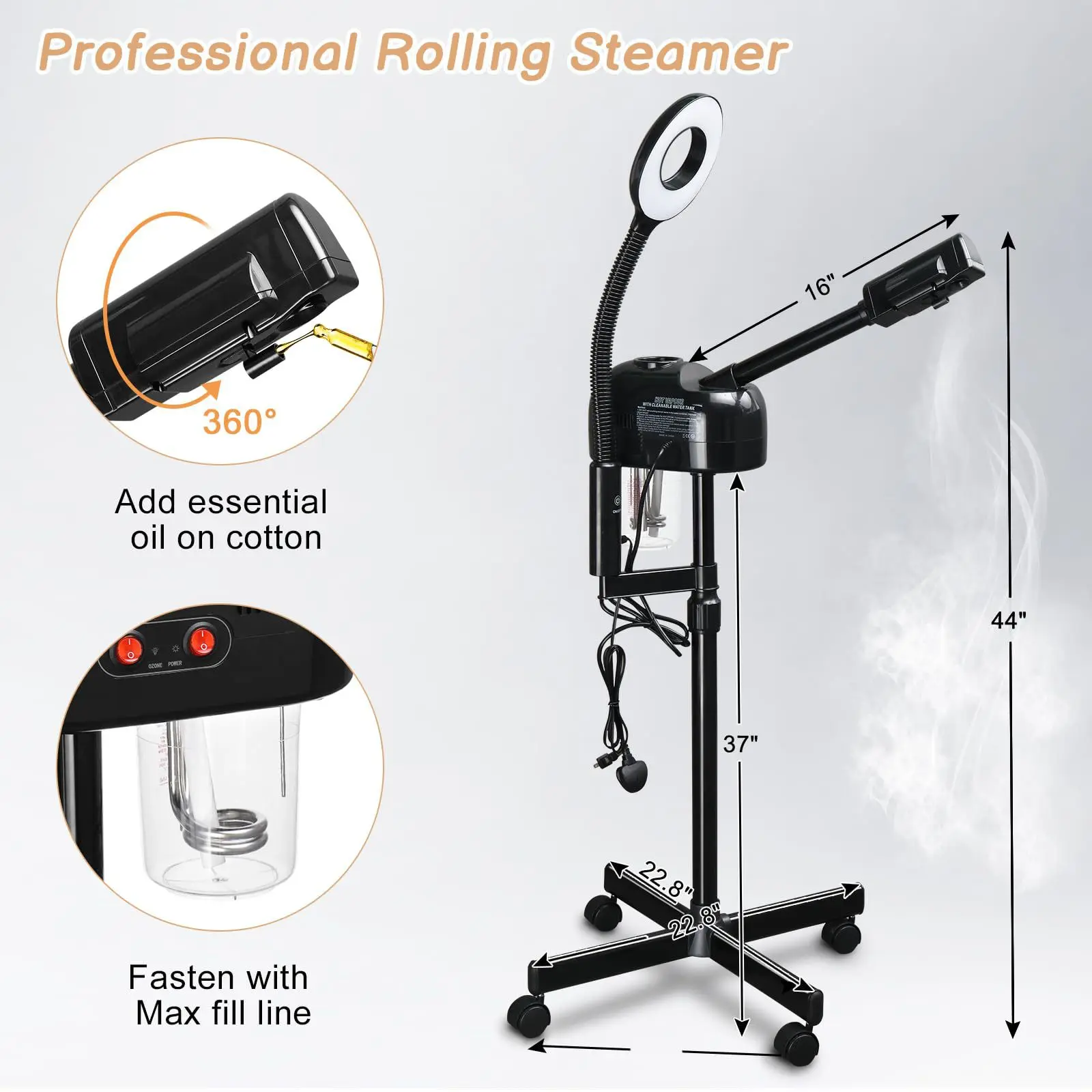 

New 2-in-1 thermal spray steamer, beauty salon, simple facial hydration spray machine