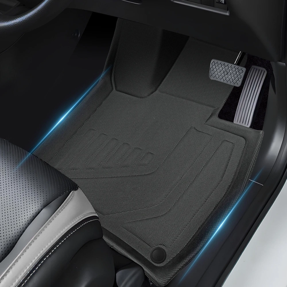 Für Xpeng G6 RHD 2023 2024 3D XPE Fußmatten Kofferraummatte Rückenlehnen-Schutzpolster Rechtslenker – Detail 2