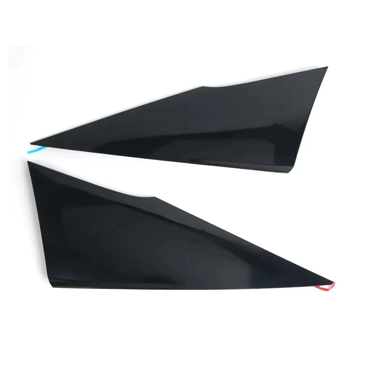 2PCS LH+RH Rear Door Window Triangle Delta Molding Cover 62505-47011 For Prius Prime17-22 Toyota Prius16-22 Triple-Cornered Trim
