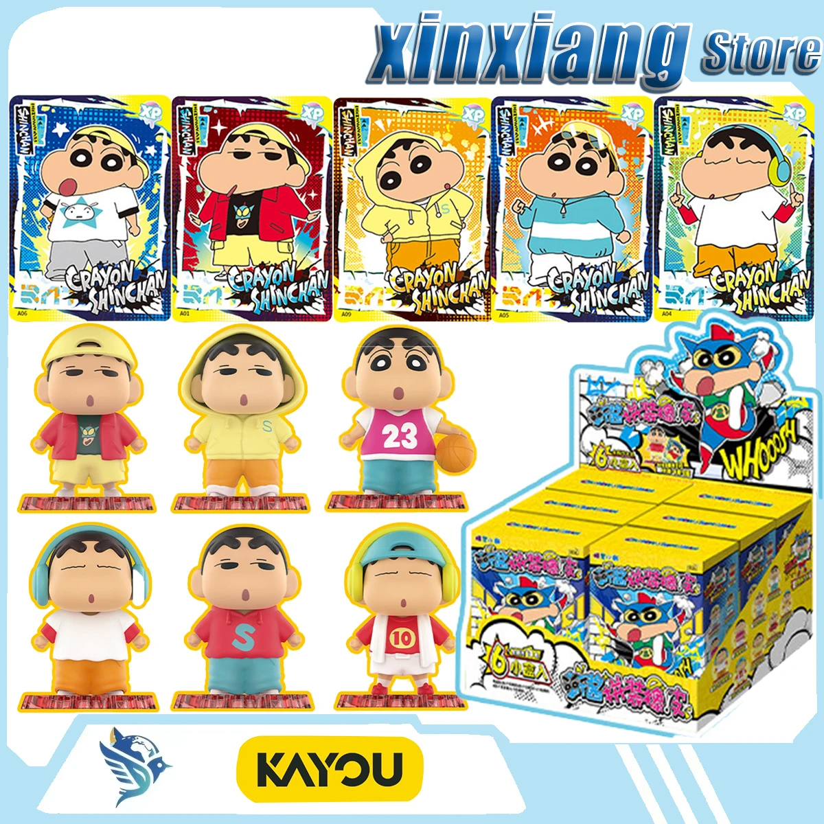Erased Anime Merchandise - KAYOU Crayon Shin-chan Zusammengebaute Radiergummi-Figur Offizielle