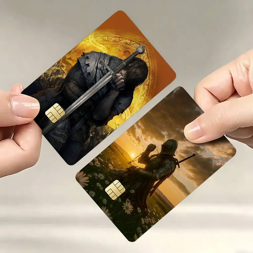 

KCD K-Kingdom C-Come D-Deliverance 2 Credit Card Skin Stickers For VISA Bank Bus Metro Access Card Protective Film Cover Sticker