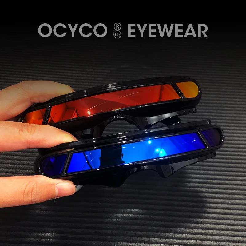 Cool Polarized TR90 X-men Rectangle Sunglasses Men Women Special Memory Materials Laser Cyclops