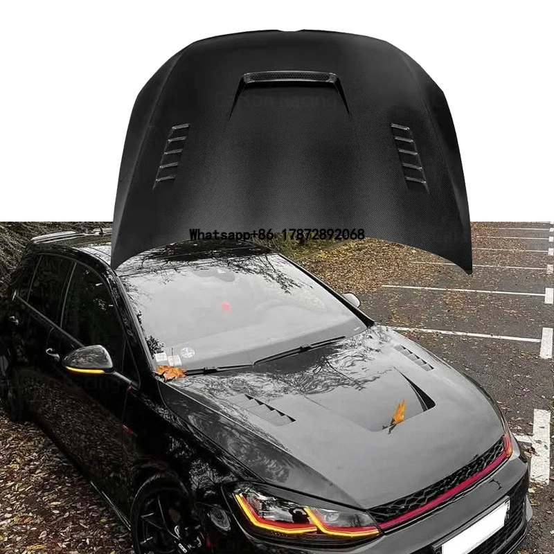 

Mk7 Wet Real Carbon Fiber Sports Style Hood GOLF MK7.5 GTI R 2014-2019 Exterior Accessories Mk7.5 Forge Carbon Fiber Hood