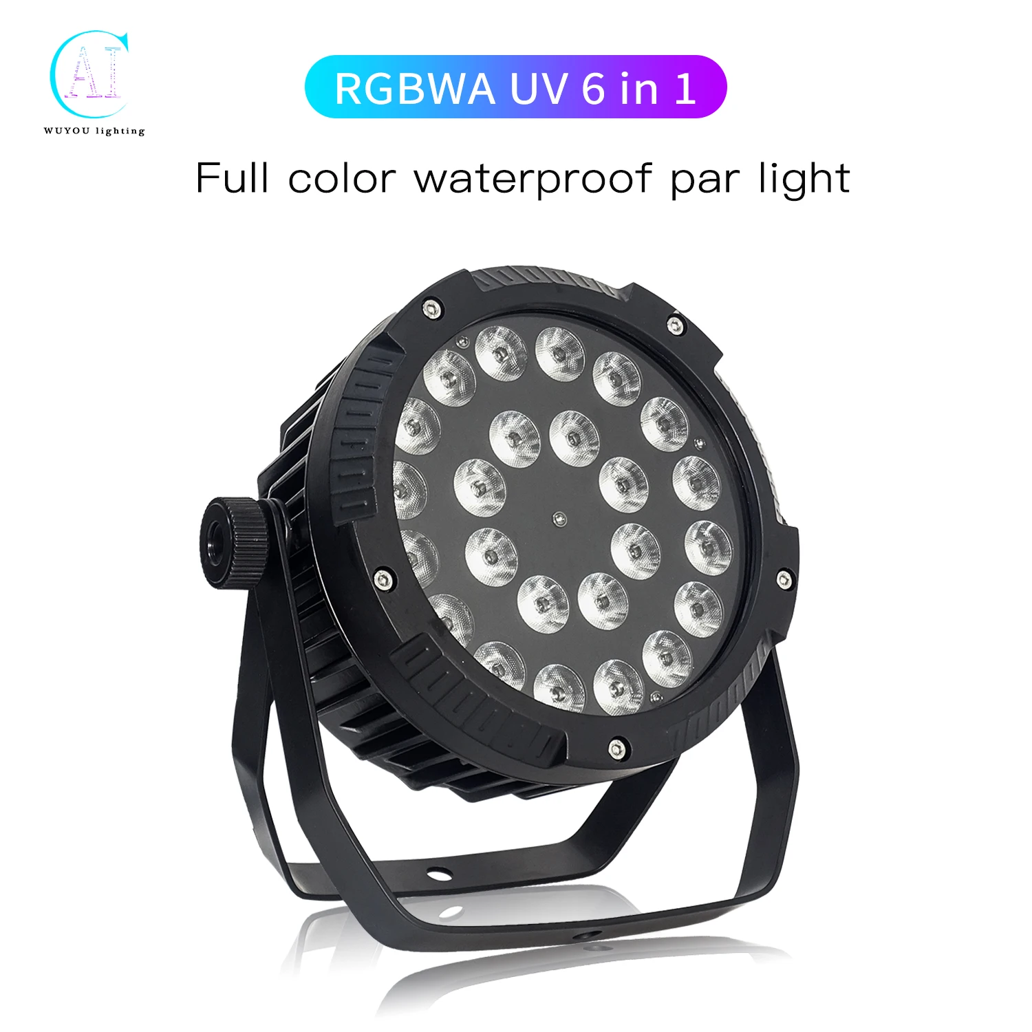 Outdoor Par Light 24x12W RGBW 4 in 1 Waterproof IP65 24x18W RGBWA+UV 6in1 Outdoor Stage Entertainment Disco DJ Lighting