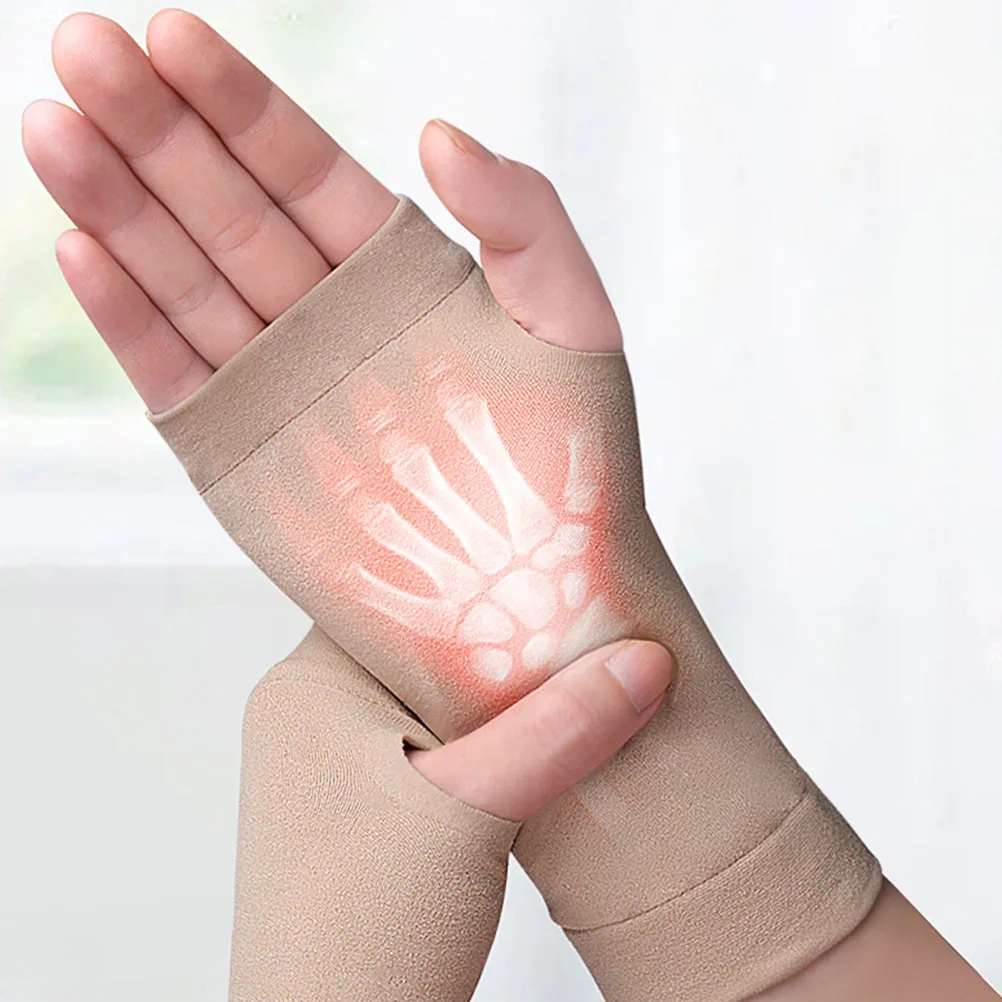 

Elastic Sleeve Lightweight Wrist Brace Portable Washable Reusable Elastic Wrist Sleeve Sports Exercise Brace Gloves