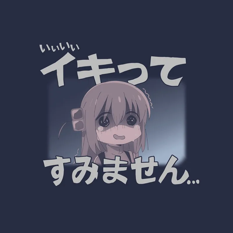 Anime Bocchi the Rock Ikitte Sumimasen Hitori Gotoh Character T-Shirt Unisex Men Women Short Sleeve Tops