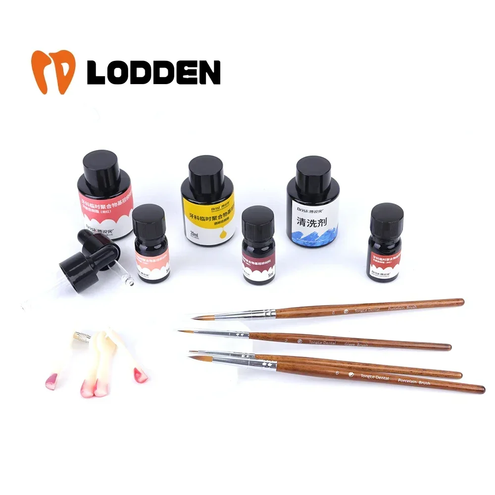 Lodden Dental Light Curing Stain Glaze Laboratorium dentystyczne Polimeryzowana porcelana Barwienie Tymczasowe materiały mostkowe na bazie