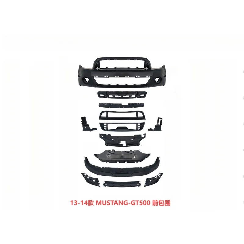 High Quality GT500 Style Facelift Conversion Body Kit Fit for 2013-2014 High Match OEM Exterior Modification Parts