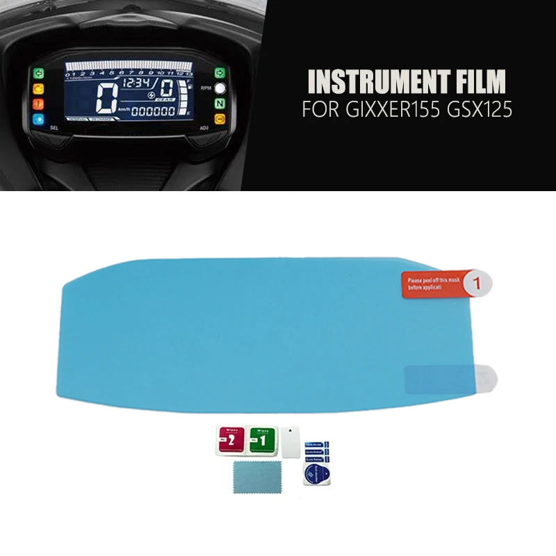 

Fit For Suzuki UY125 GSX125 Cluster Scratch Screen Protection UY GSX 125 R150 GSX-R150 GIXXER155 GSXR 150 Instrument Film
