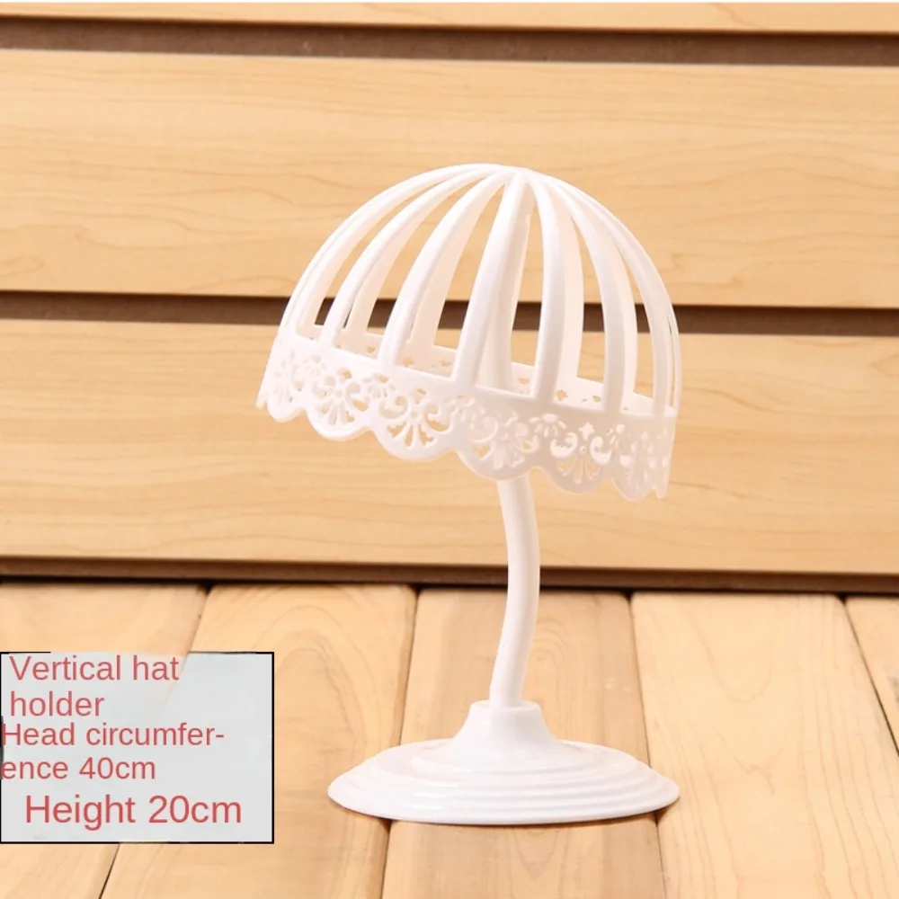 New 20cm Cap Holder Rack Hollow Plastic Wigs Show Display Stand Drying Shelf Display Tools Dome Hat Rack Adult