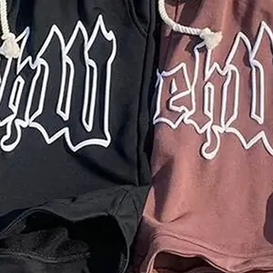 2024 Nova Espuma Casual Shorts Men's Summer American Fifth Calças Moda Brand Ins Sports Solto Tamanho Grande Basquete Calças 6 principais vendas bermuda de praia hurley - №4