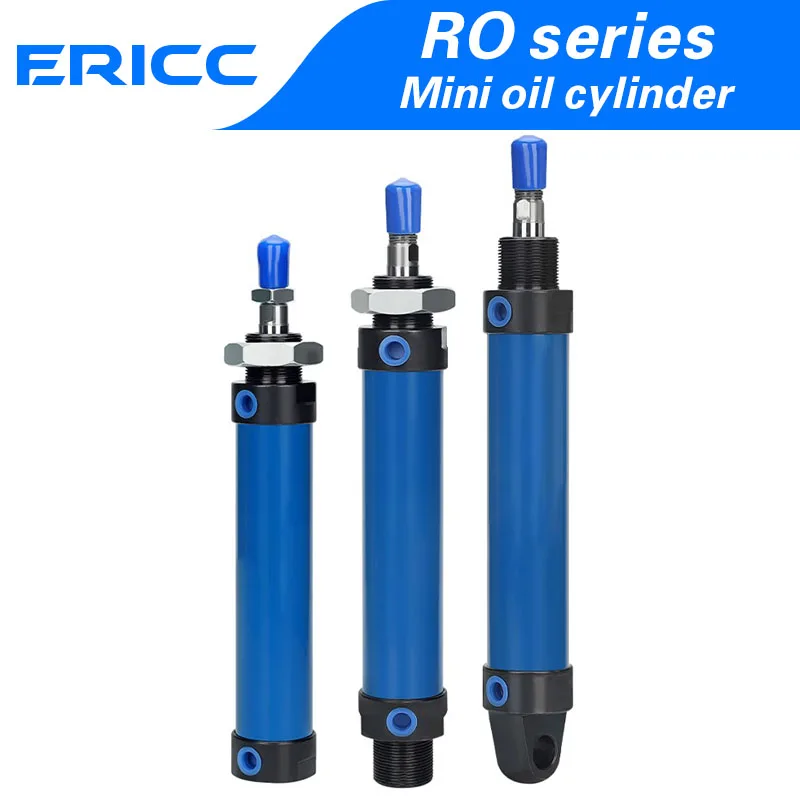 ROA ROB ROC Mini circular hydraulic cylinder Bore16/20/25/32/40/50 Stroke25/50/75/100/125/150/175/200/250/300/400/500