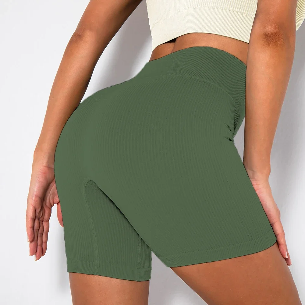 Comfy Fashion Stylish Women's Shorts Short All Season Female Medium Elasticity Thread Yoga Legging Yoga Shorts