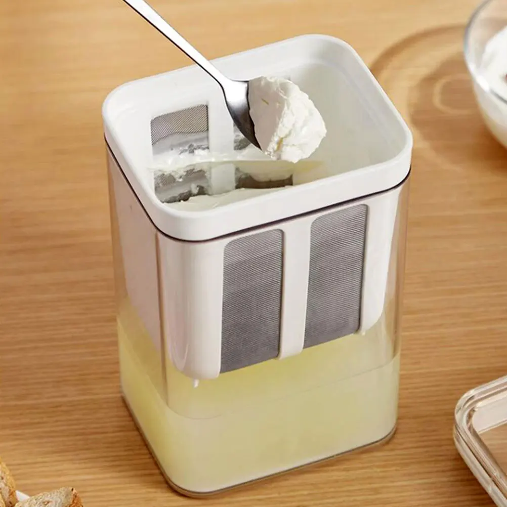 

Yogurt Strainer Fine Mesh Filter For Homemade Yogurt Cheese Milk Nut Strainer Portable Cup Large Capacity Kitchen Tool