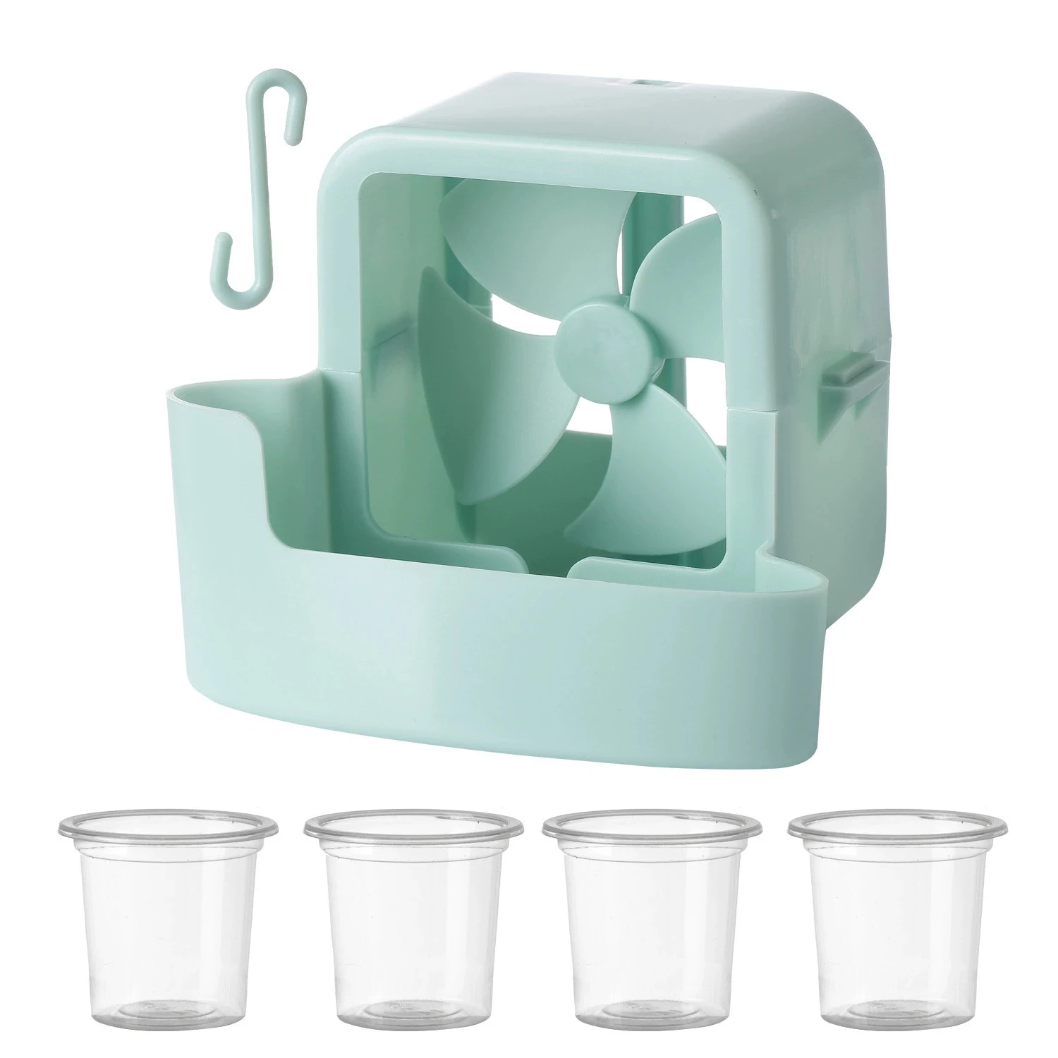 Each set contains 5pcs. one auxiliary device that can ordinary fans to produce cold air. Floor standing fan, non perforated fan