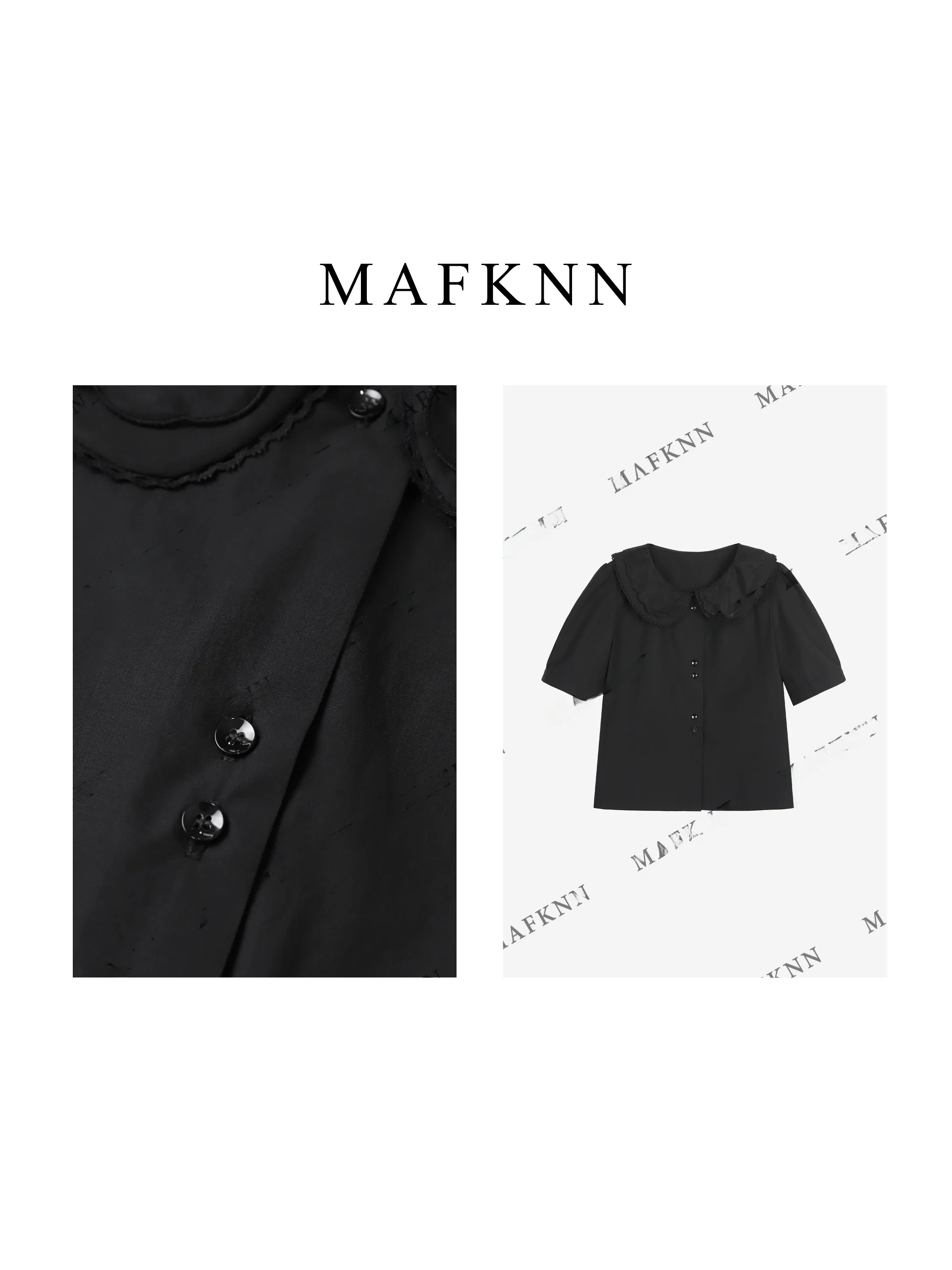 

Casual Style Pure Cotton Button up Shirt Simple Color Versatile Collar Design Short Sleeve Regular Length Summer Fashion