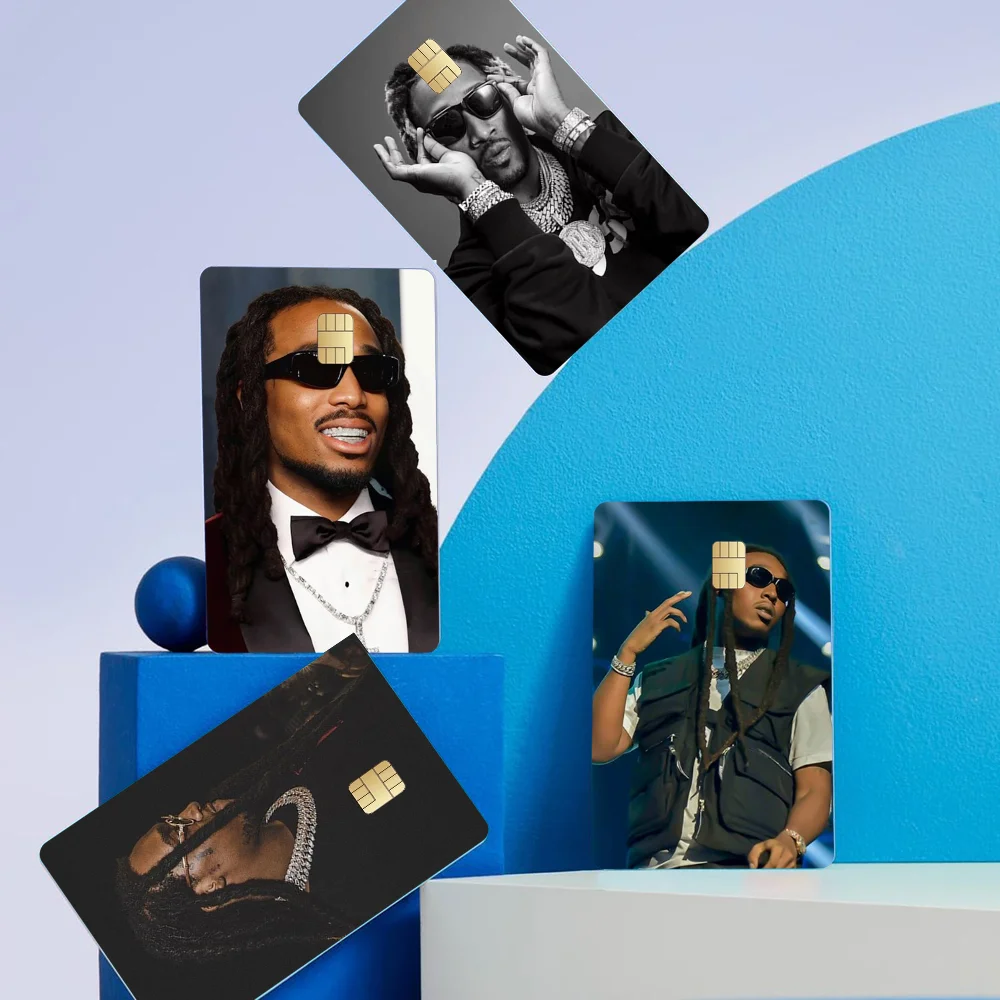 

Rapper D-Dellafuente Anime Front Cover Film Sticker Skin For Credit Debit Card Small Large Chip
